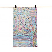 Aboriginal Art Cotton Tea Towel - Judy Watson